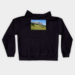 Alpe di Siusi and Sciliar Massif Kids Hoodie